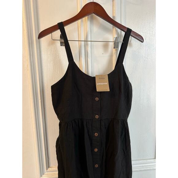 NEW Patagonia Garden Island Dress Sz Small Black - Picture 8 of 12